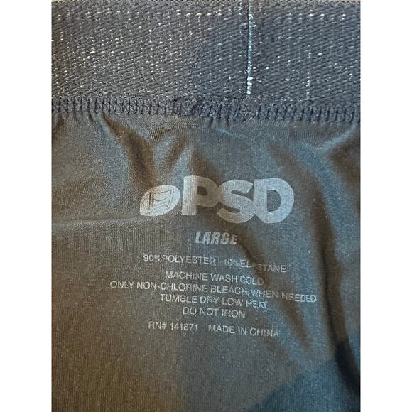 PSD Black Compression Boxer Briefs Mens L - Picture 3 of 3